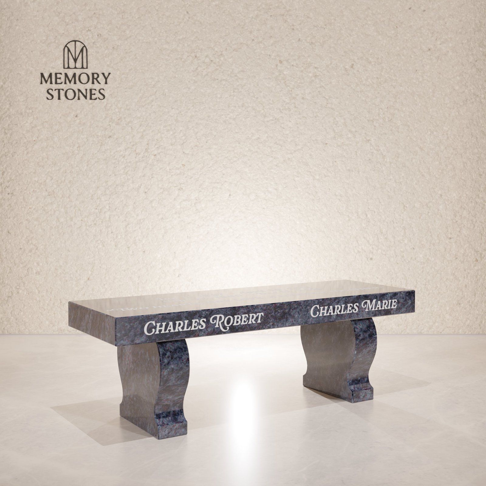 Granite Memorial Bench