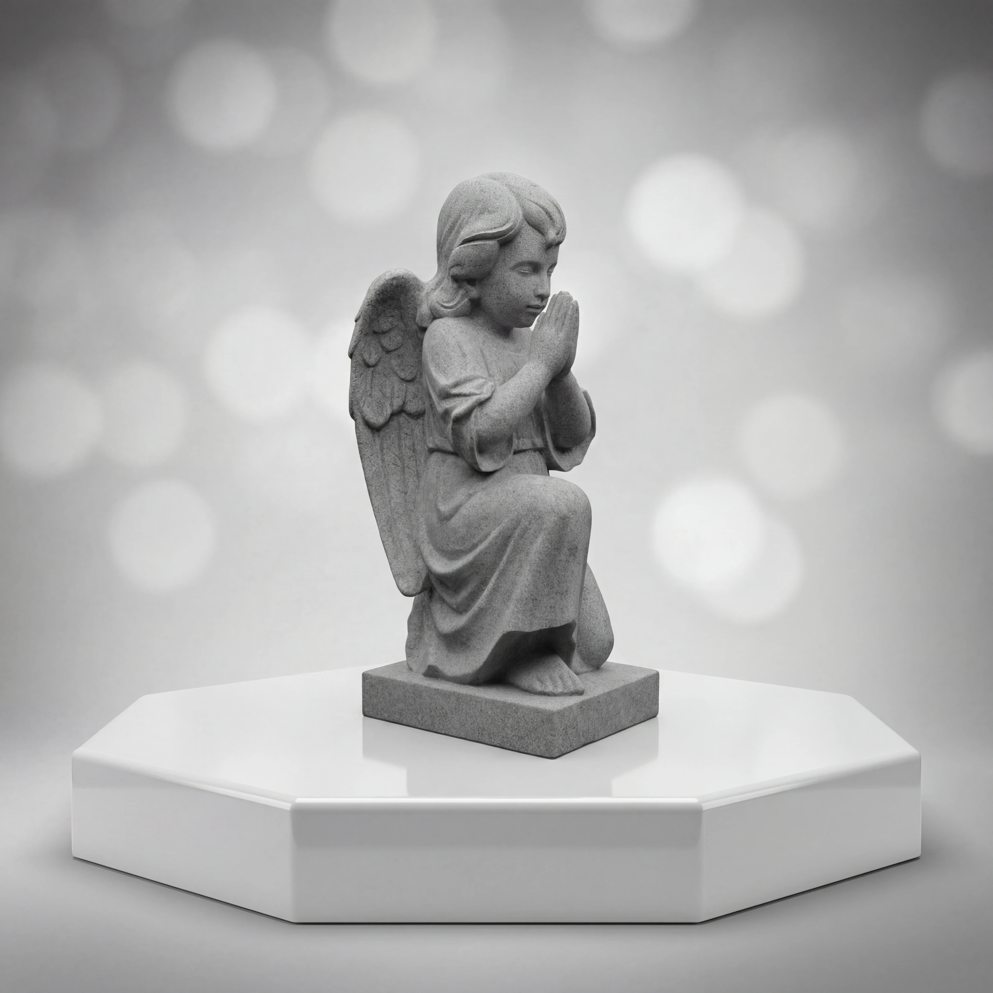 Praying Angel Statue Memorial