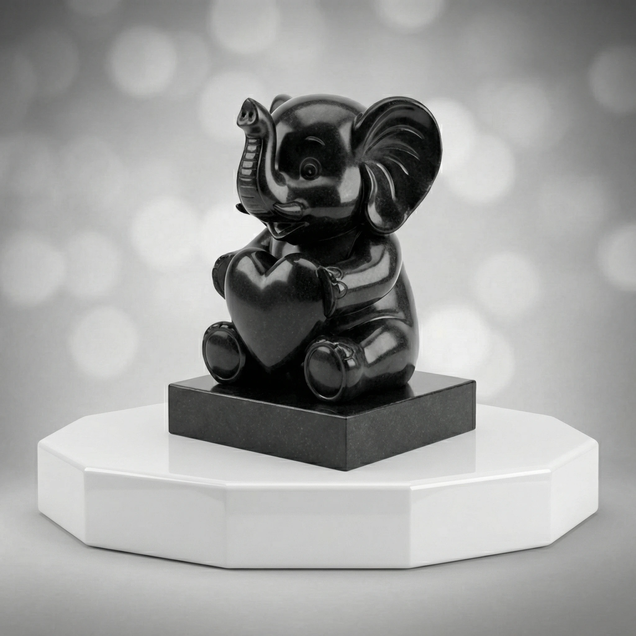 Elephant Heart Child Headstone