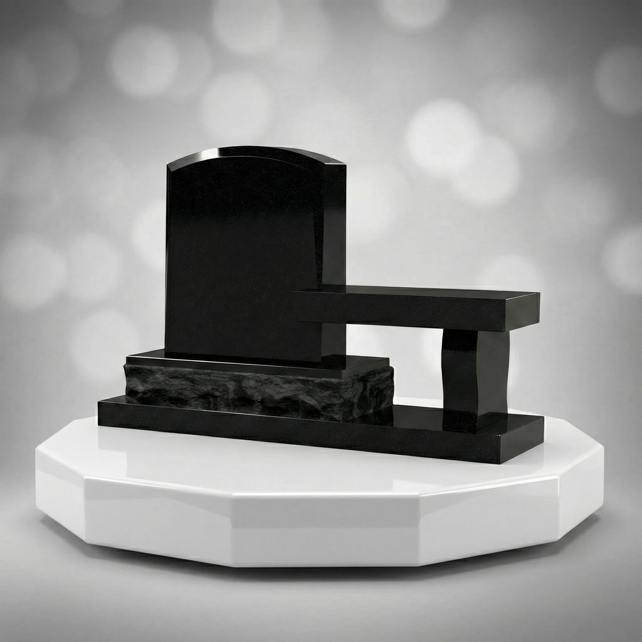 Arched Panel Memorial Bench