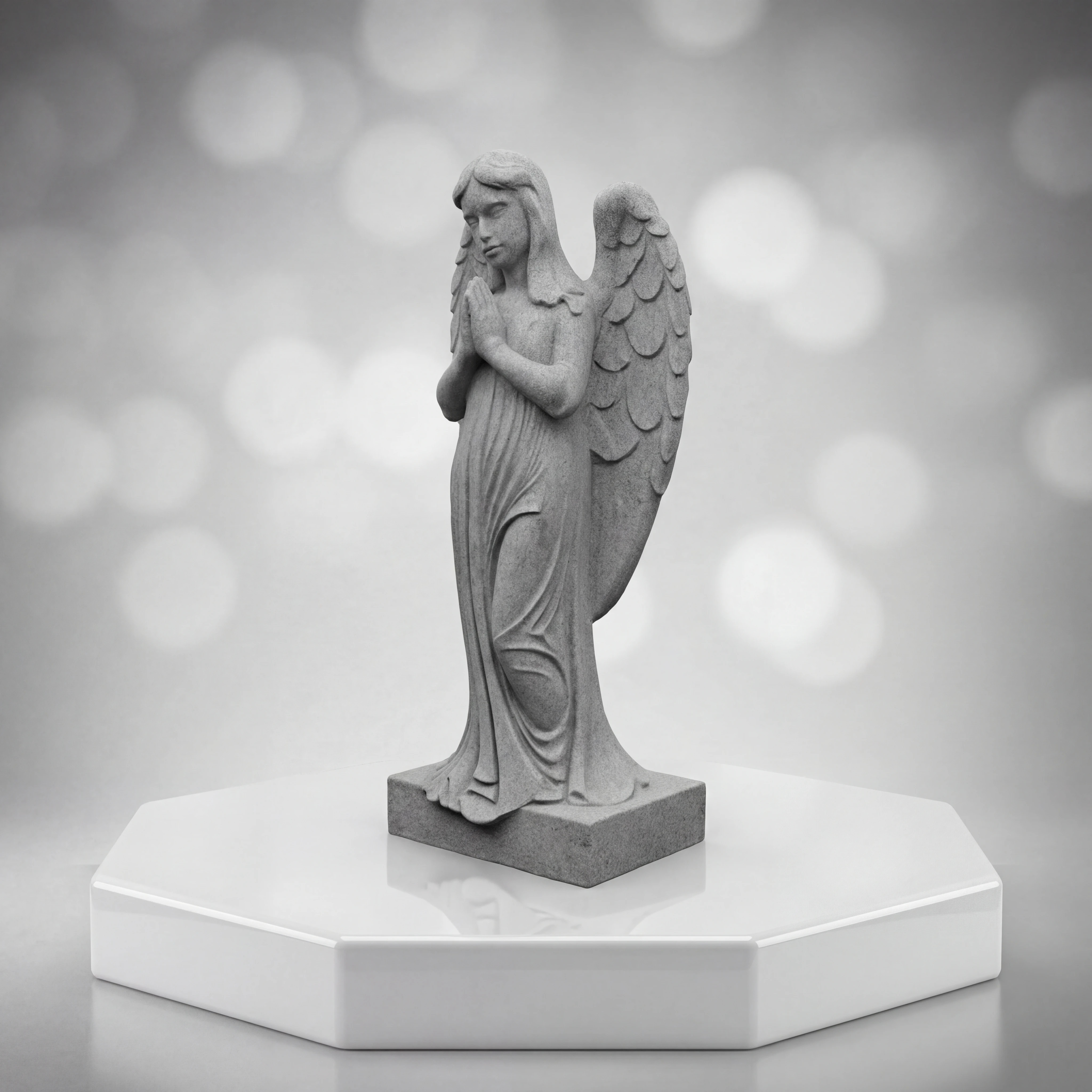 Praying Angel Sculpture Memorial