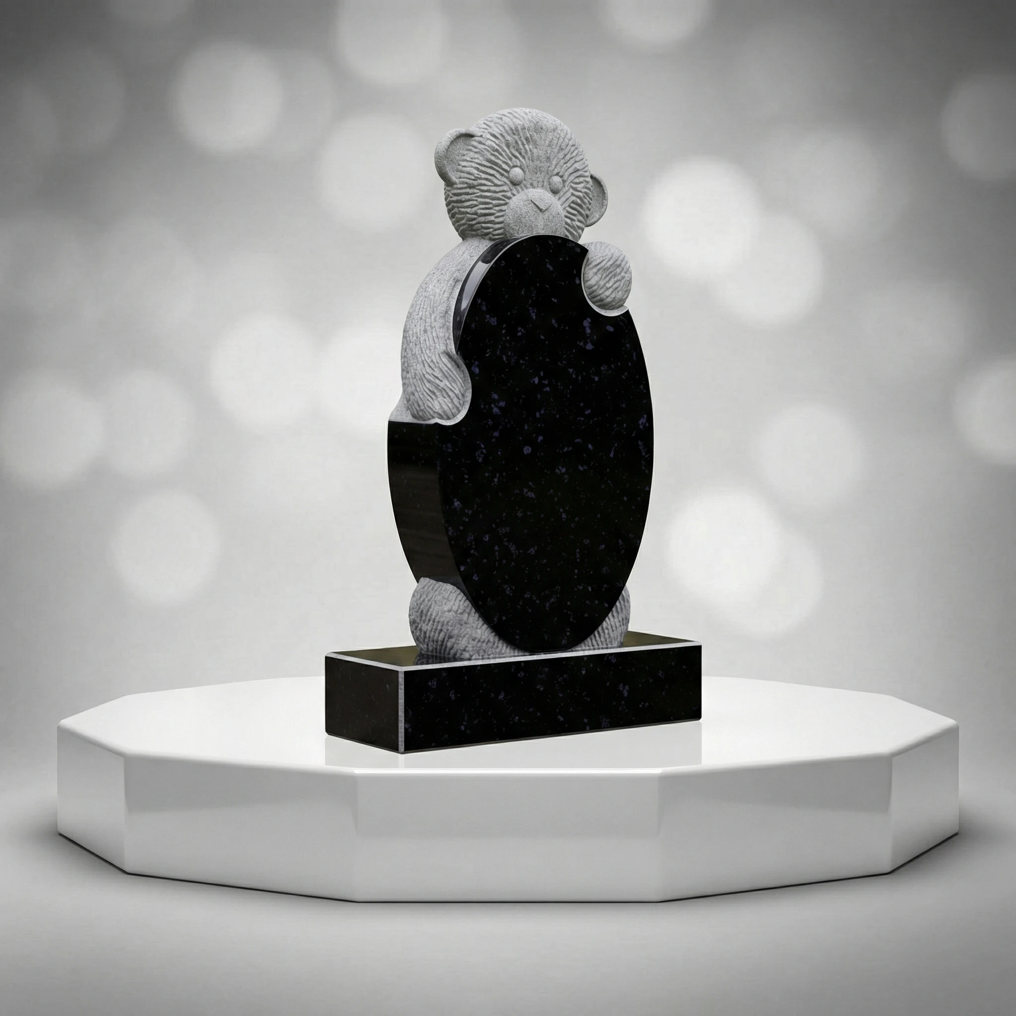 Teddy Oval Child Headstone