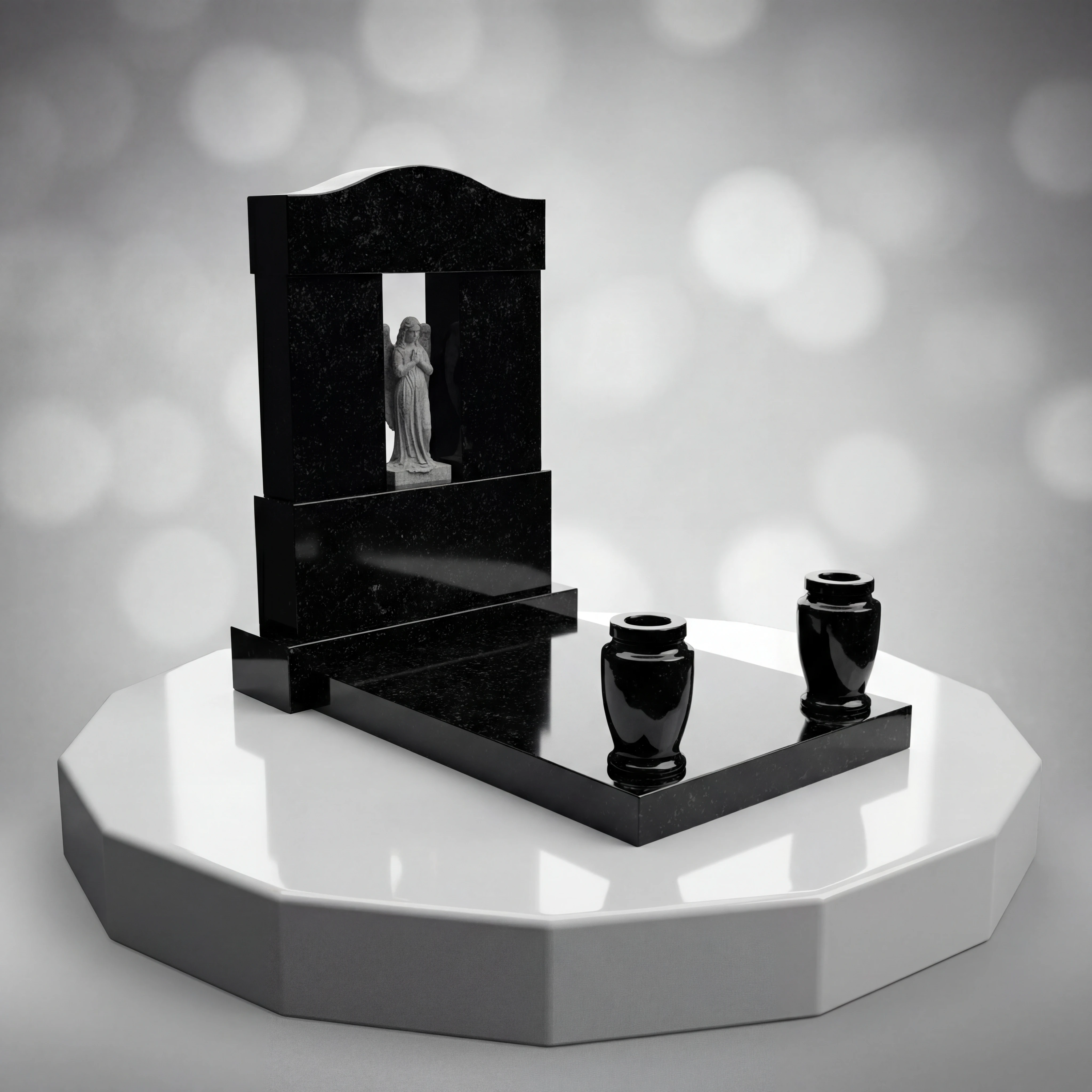 Upright with Angel Niche and Ledger