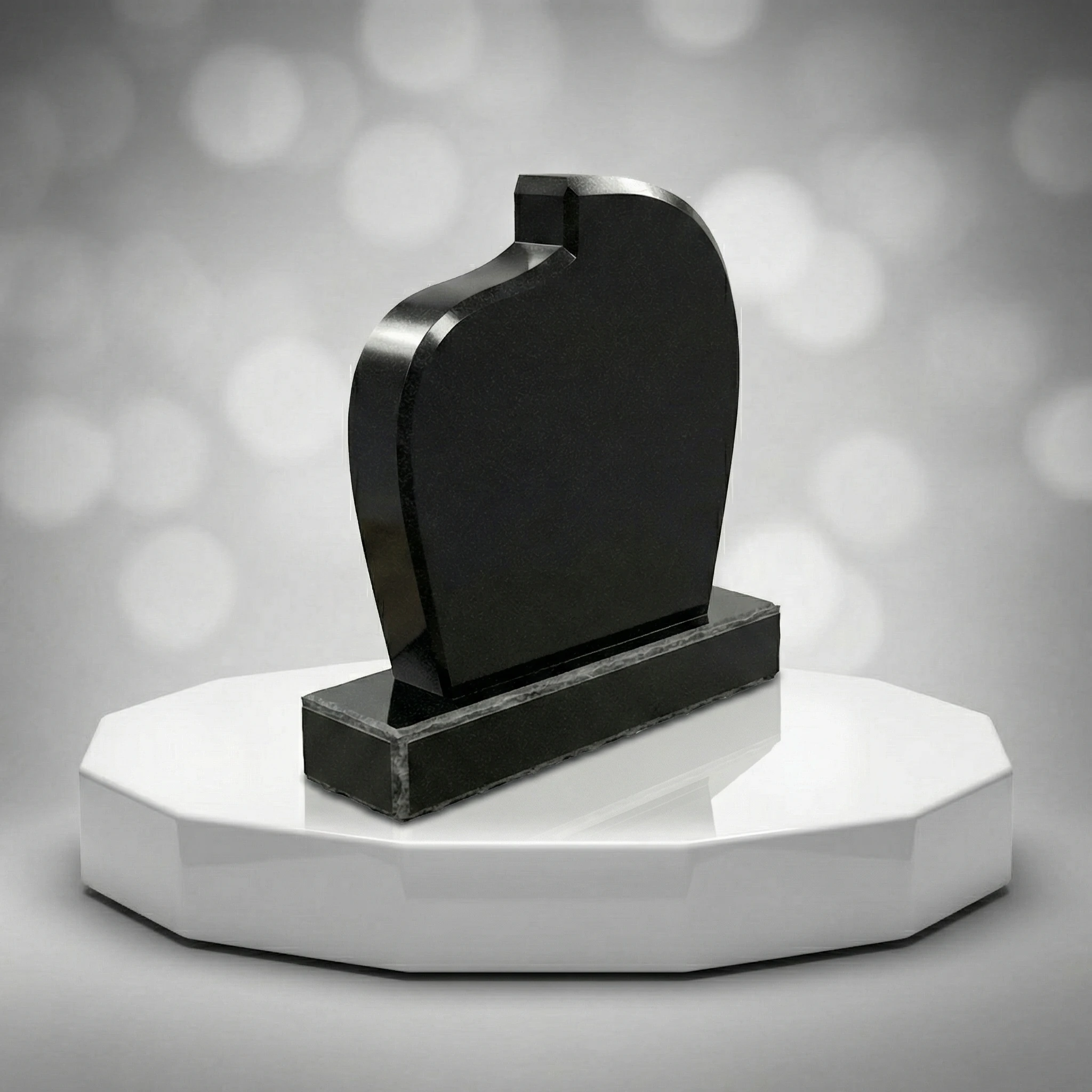 Modern Ogee Upright Monument