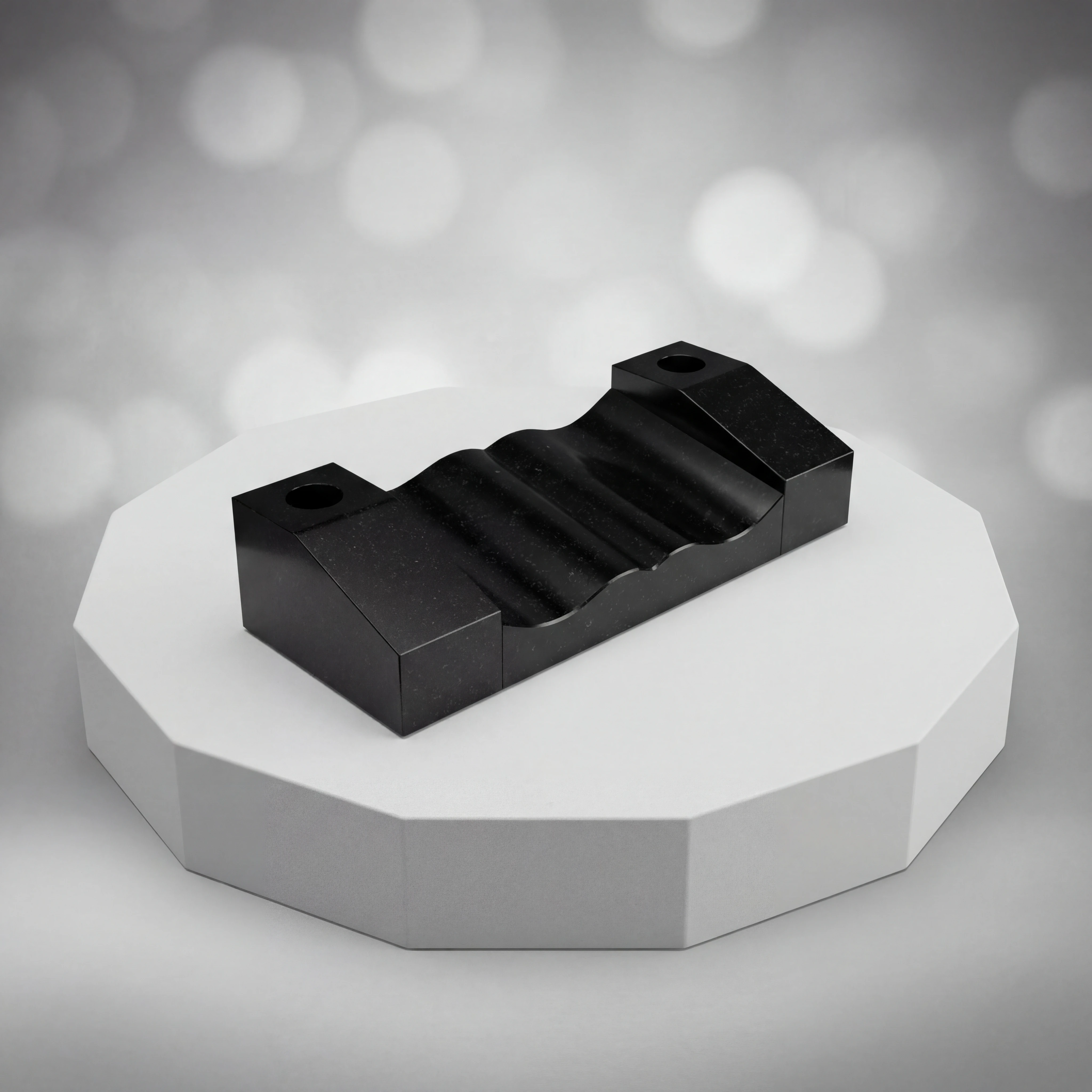 Wave Bevel with Vase Holes