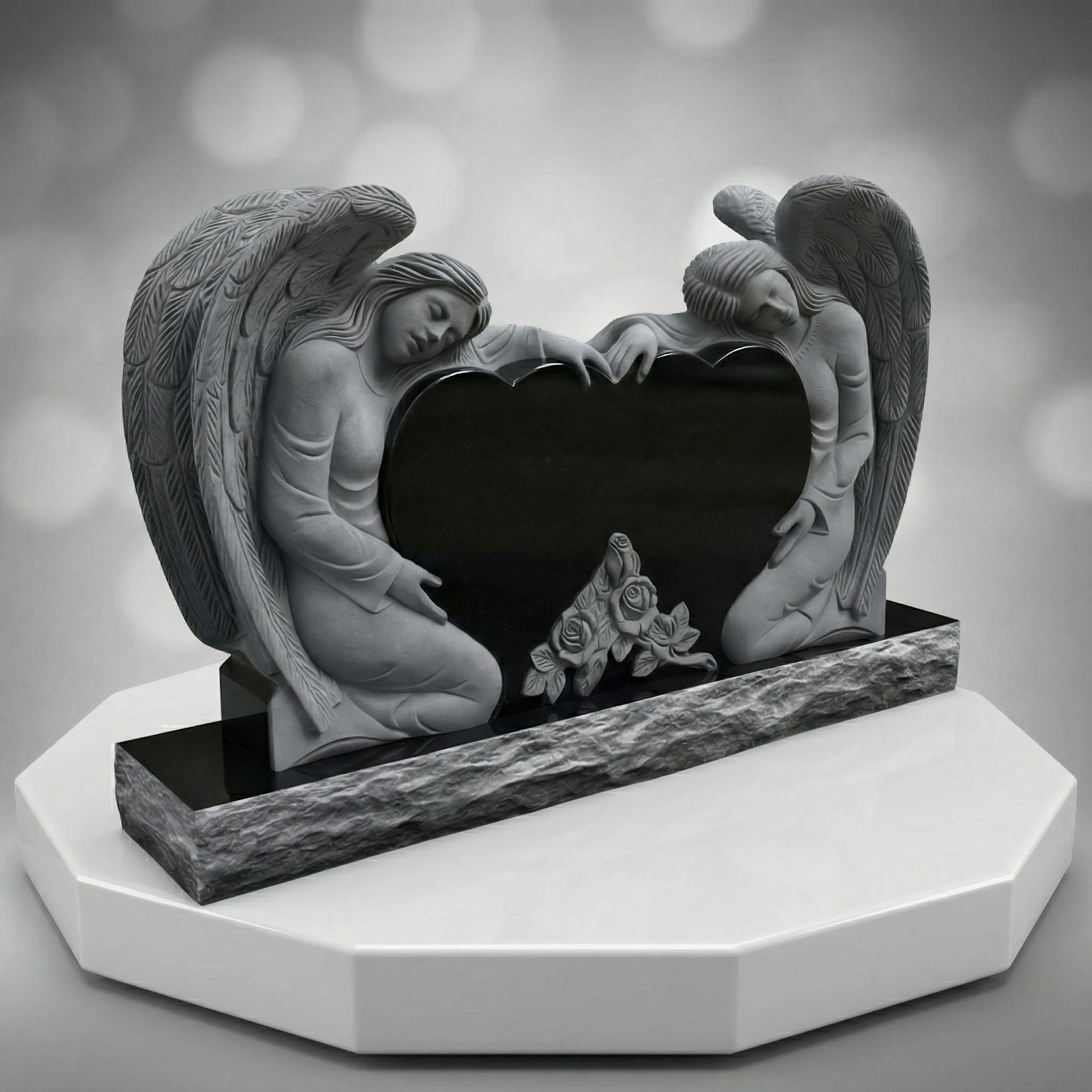 Angel Companion Heart Upright