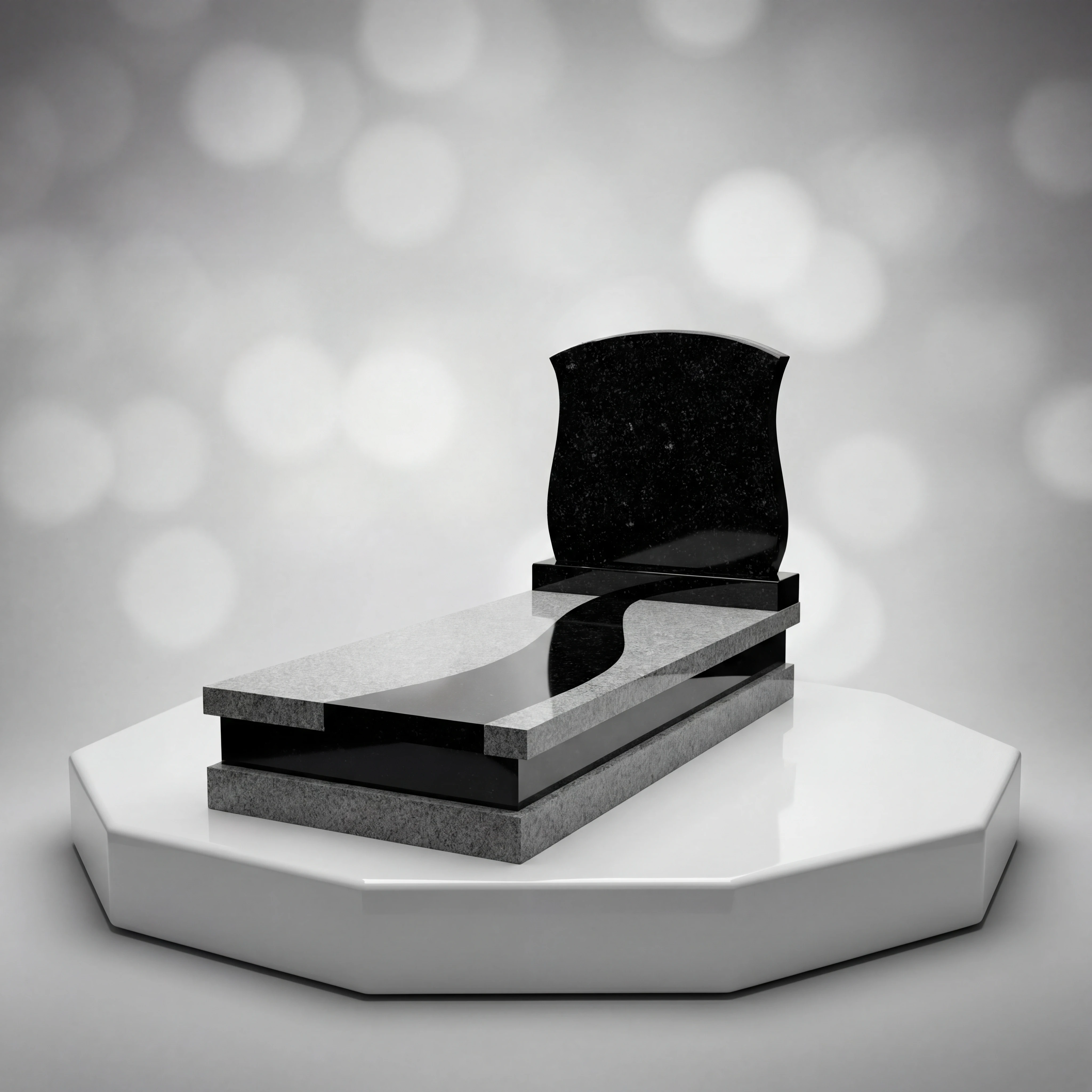 Upright with Wave Ledger