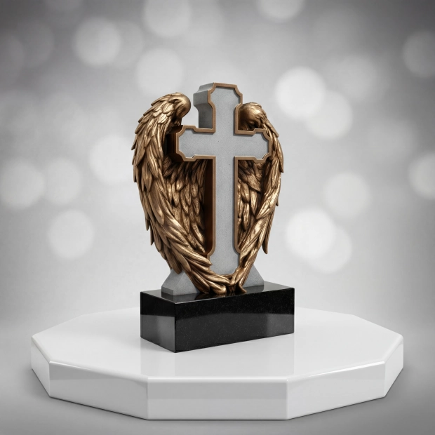 Angel Wings Cross Memorial