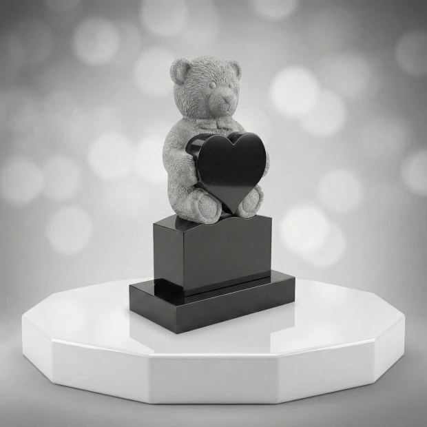 Teddy Heart Child Monument